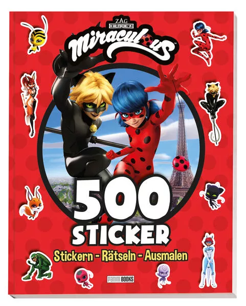 Miraculous: 500 Sticker - Stickern - Rätseln - Ausmalen</a>