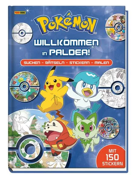 Pokémon: Willkommen in Paldea!: Suchen – Rätseln – Stickern – Malen</a>