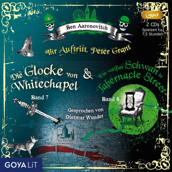 Cover: Ihr Auftritt, Peter Grant: Die Glocke von Whitechapel [7]/Ein weißer Schwan in Tabernacle Street [8]