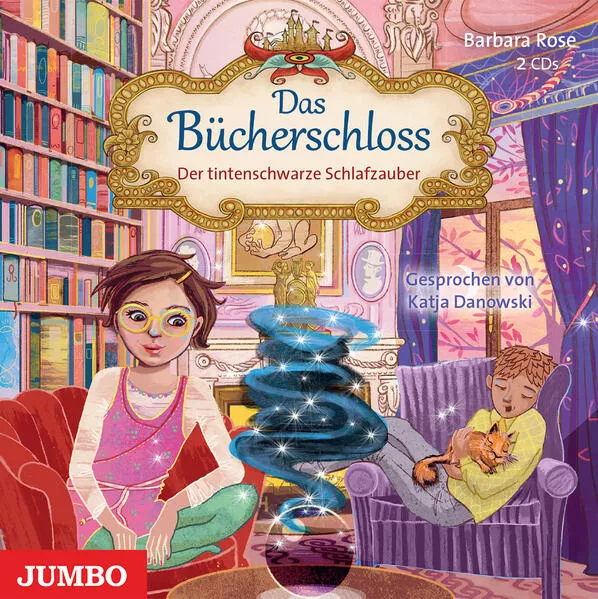 Cover: Das Bücherschloss. Der tintenschwarze Schlafzauber