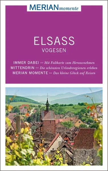 Cover: MERIAN momente Reiseführer Elsass Vogesen