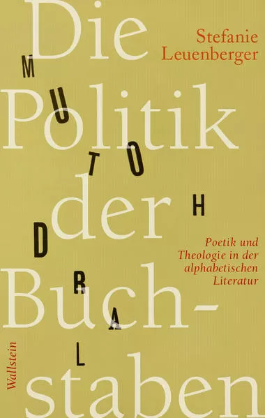 Cover: Die Politik der Buchstaben