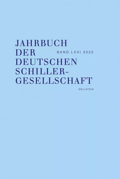 Jahrbuch der Deutschen Schillergesellschaft</a>