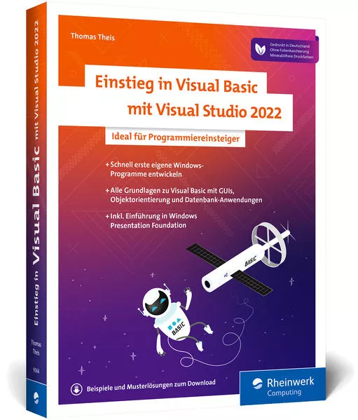 Cover: Einstieg in Visual Basic mit Visual Studio 2022