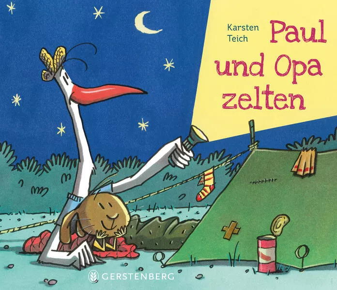 Cover: Paul und Opa zelten