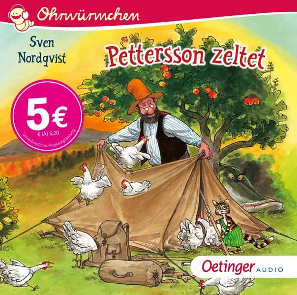 Cover: Pettersson und Findus. Pettersson zeltet