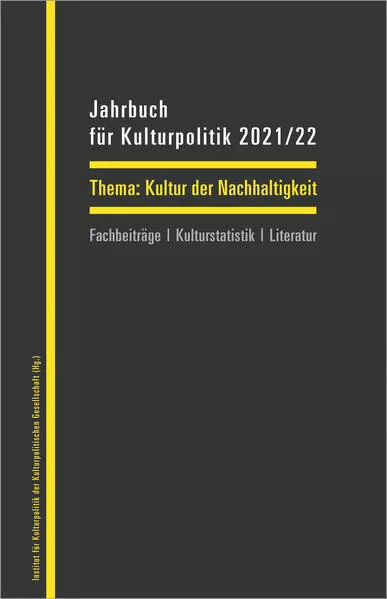 Cover: Jahrbuch für Kulturpolitik 2021/22