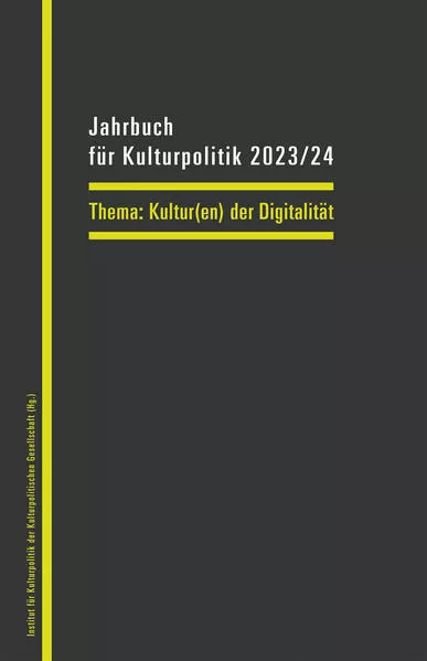 Cover: Jahrbuch für Kulturpolitik 2023/24
