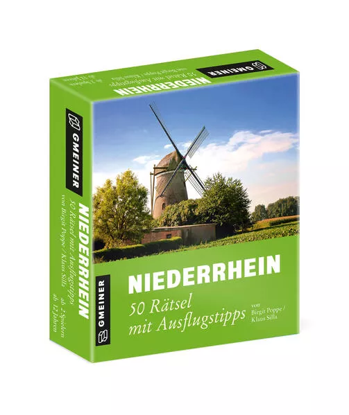 Cover: Niederrhein - 50 Rätsel mit Ausflugstipps