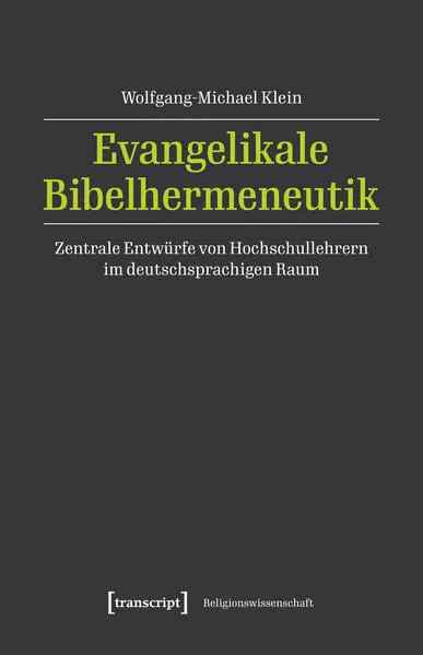 Cover: Evangelikale Bibelhermeneutik