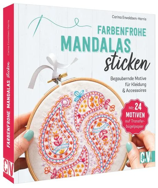 Cover: Farbenfrohe Mandalas sticken