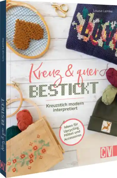 Kreuz und quer bestickt