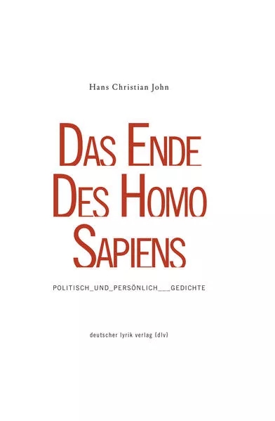 DAS ENDE DES HOMO SAPIENS