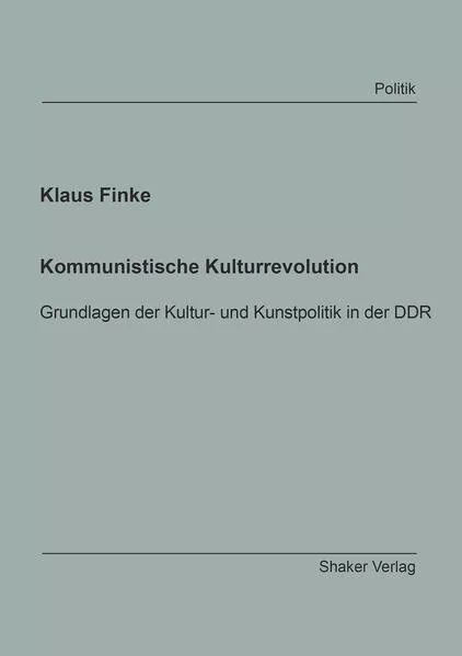 Kommunistische Kulturrevolution