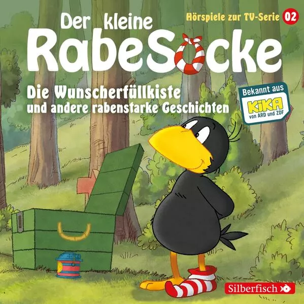 Cover: Die Wunscherfüllkiste, Der Waldgeist, Haltet den Dieb! (Der kleine Rabe Socke - Hörspiele zur TV Serie 2)