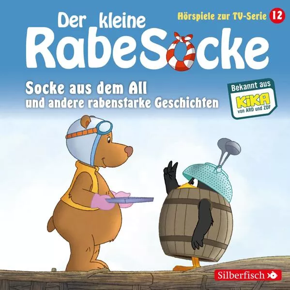 Cover: Socke aus dem All, Der Hypnotiseur, Streithähne (Der kleine Rabe Socke - Hörspiele zur TV Serie 12)