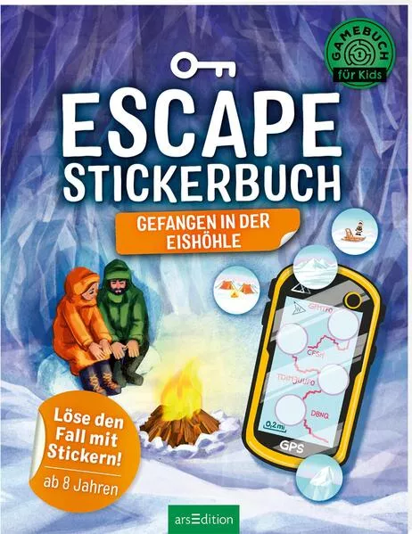 Cover: Escape-Stickerbuch – Gefangen in der Eishöhle