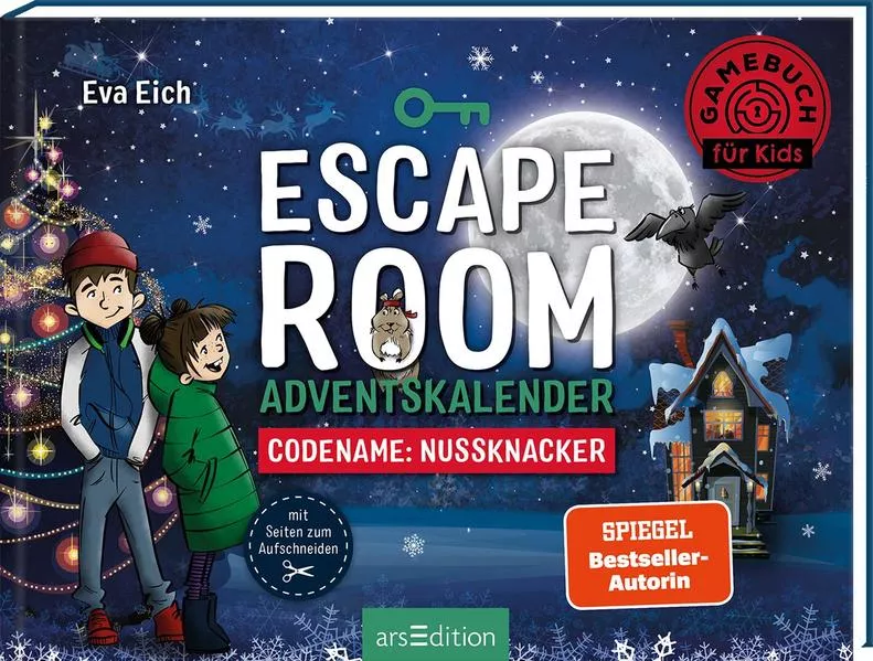 Cover: Codename: Nussknacker. Ein Escape Room Adventskalender