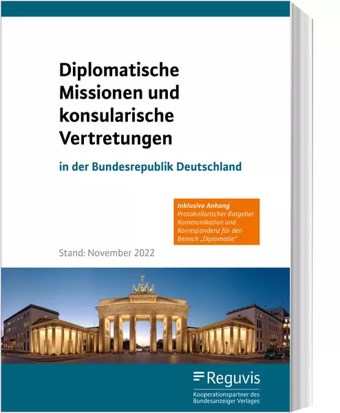 Cover: Diplomatische Missionen und konsularische Vertretungen in der Bundesrepublik Deutschland