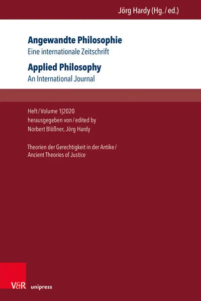 Cover: Angewandte Philosophie. Eine internationale Zeitschrift / Applied Philosophy. An International Journal