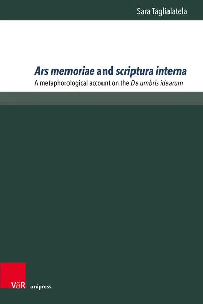 Cover: Ars memoriae and scriptura interna