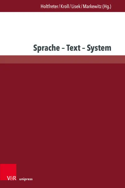 Sprache – Text – System