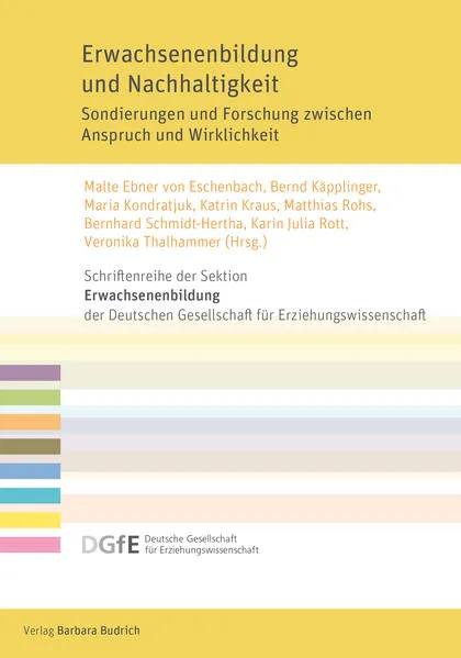 Cover: Erwachsenenbildung und Nachhaltigkeit