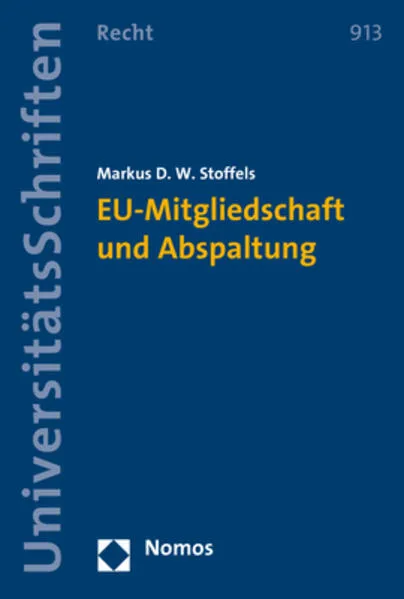 Cover: EU-Mitgliedschaft und Abspaltung