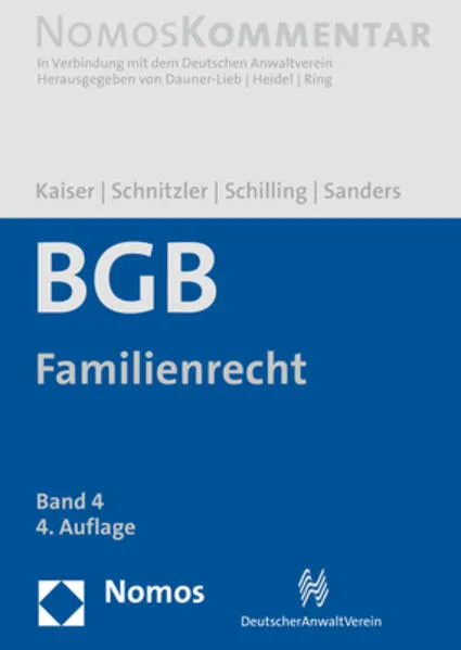 Cover: Bürgerliches Gesetzbuch: Familienrecht