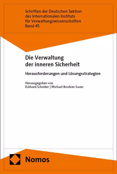 Cover: Die Verwaltung der inneren Sicherheit