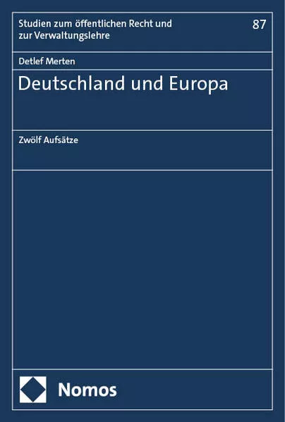 Cover: Deutschland und Europa