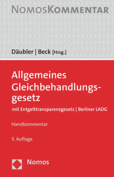 Cover: Allgemeines Gleichbehandlungsgesetz