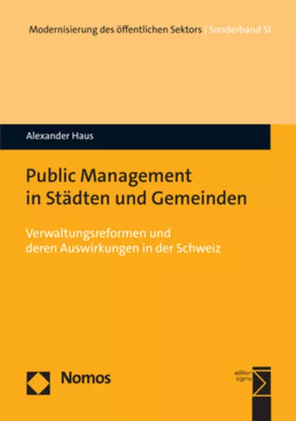 Cover: Public Management in Städten und Gemeinden