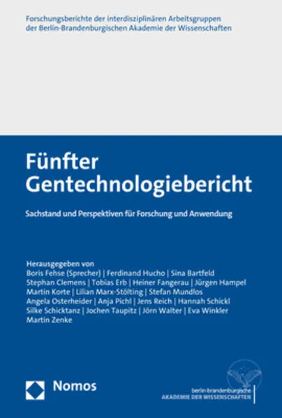 Cover: Fünfter Gentechnologiebericht
