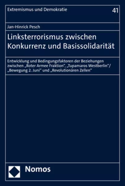 Cover: Linksterrorismus zwischen Konkurrenz und Basissolidarität