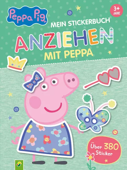 Cover: Peppa Pig Mein Stickerbuch Anziehen mit Peppa
