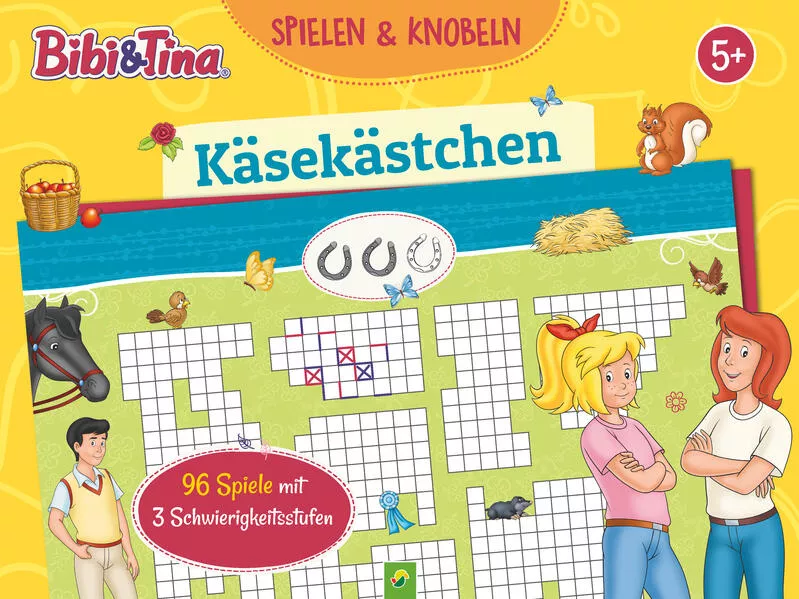 Cover: Bibi & Tina Käsekästchen Spieleblock