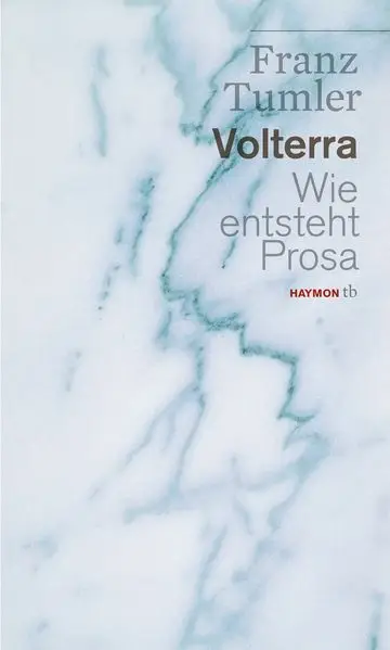 Cover: Volterra. Wie entsteht Prosa