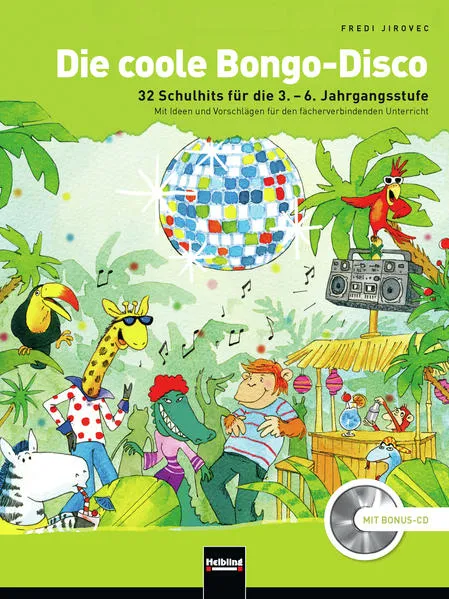 Cover: Die coole Bongo-Disco. Paket (Buch und Doppel-CD)