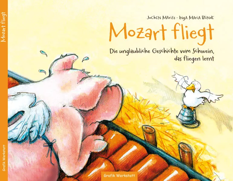 Cover: Kinderbuch - Mozart fliegt