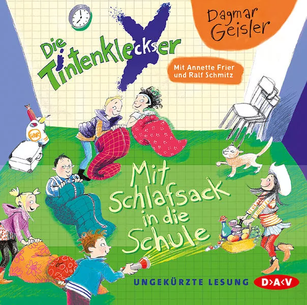 Die Tintenkleckser – Teil 1: Mit Schlafsack in die Schule</a>