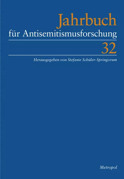 Cover: Jahrbuch für Antisemitismusforschung 32 (2023)