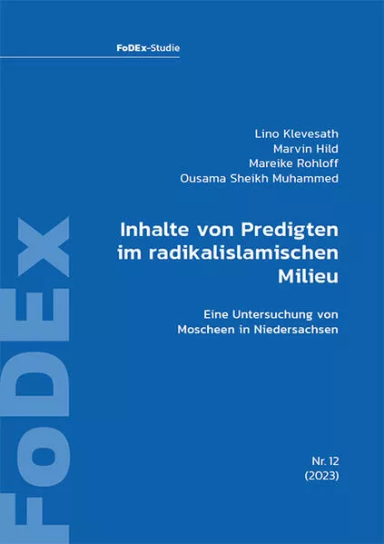 Cover: Inhalte von Predigten im radikalislamischen Milieu