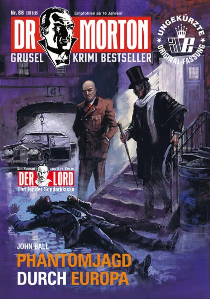 Cover: Dr. Morton 88: Phantomjagd durch Europa