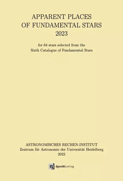 Apparent Places of Fundamental Stars (APFS) 2023</a>