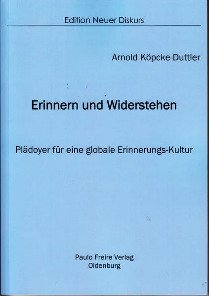Cover: Erinnern und Widerstehen