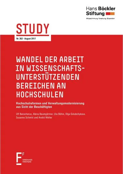 Wandel der Arbeit in wissenschaftsunterstützenden Bereichen an Hochschulen