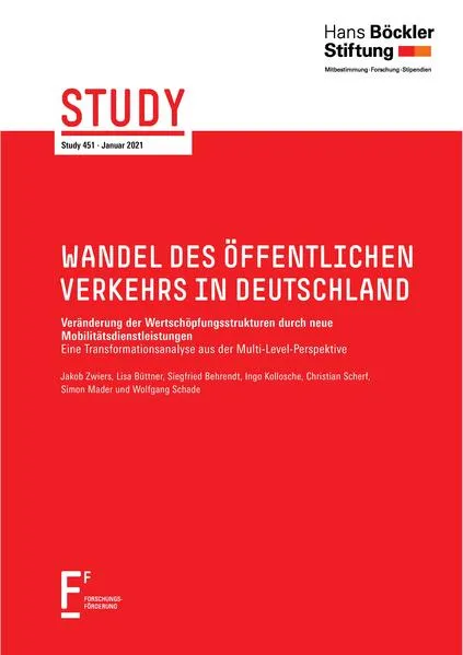 Cover: Wandel des öffentlichen Verkehrs in Deutschland