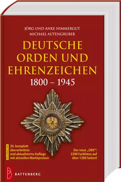 Cover: Deutsche Orden und Ehrenzeichen 1800 – 1945