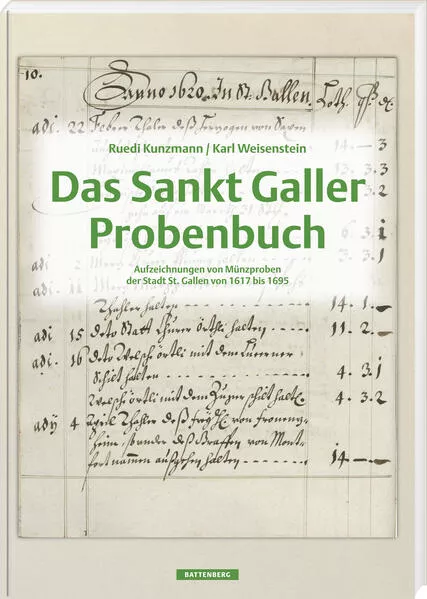 Das Sankt Galler Probenbuch. Aufzeichnungen von Münzproben der Stadt St. Gallen von 1617 bis 1695, 1. Auflage 2024